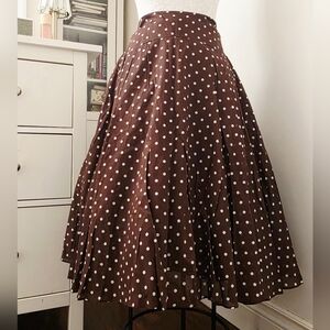 NWOT Vintage Jones New York Cotton Circle Swing Skirt Size 8